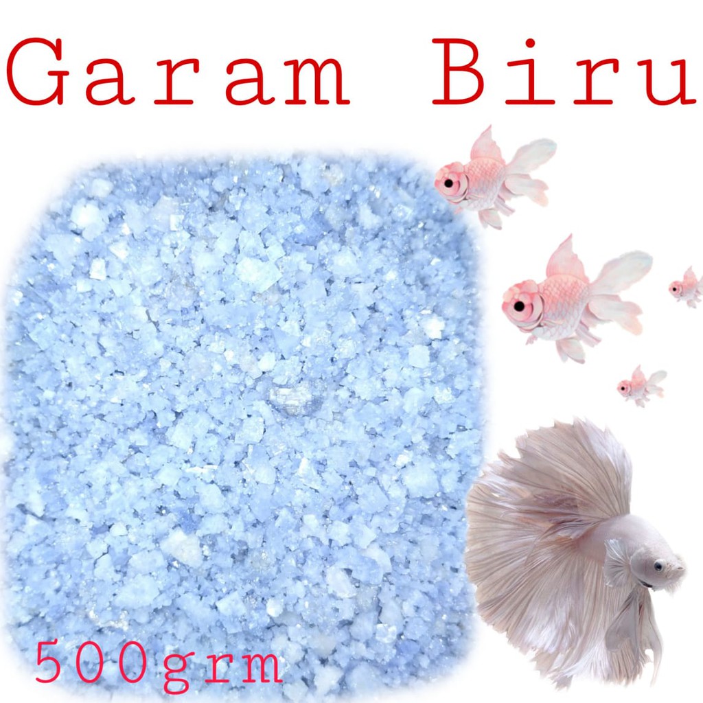 Garam Biru untuk ikan hias aquarium Gram Blue