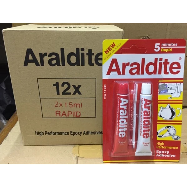 

Lem Araldite merah / Lem Epoxy Bening