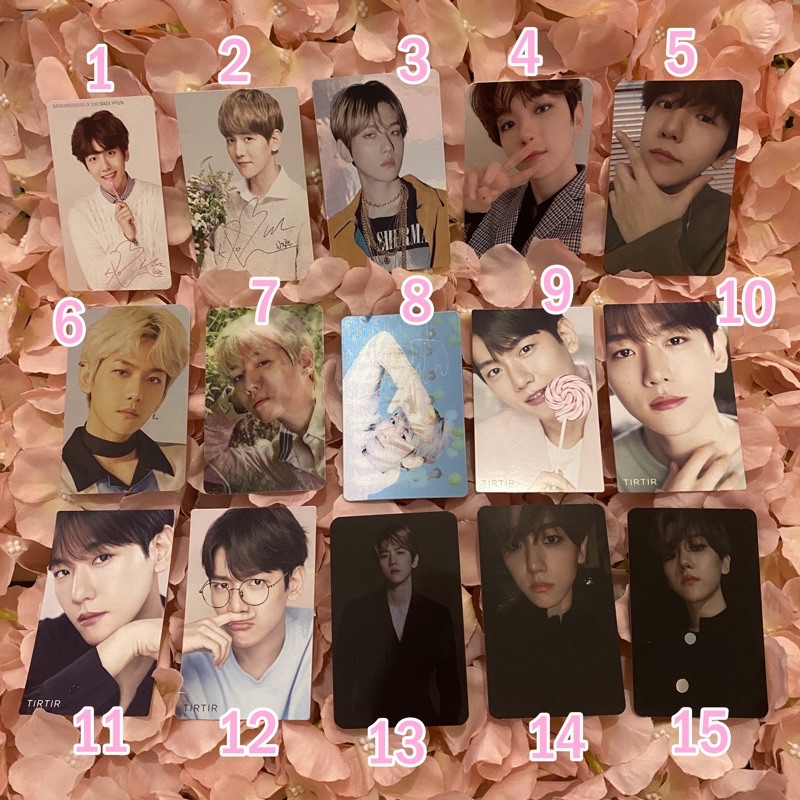 EXO BAEKHYUN OFFICIAL PHOTOCARD (1)