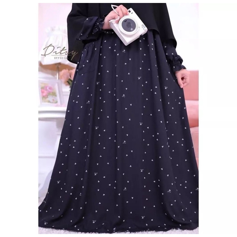 AMORE JETBLACK NIGHTGOWN M BY DITSY