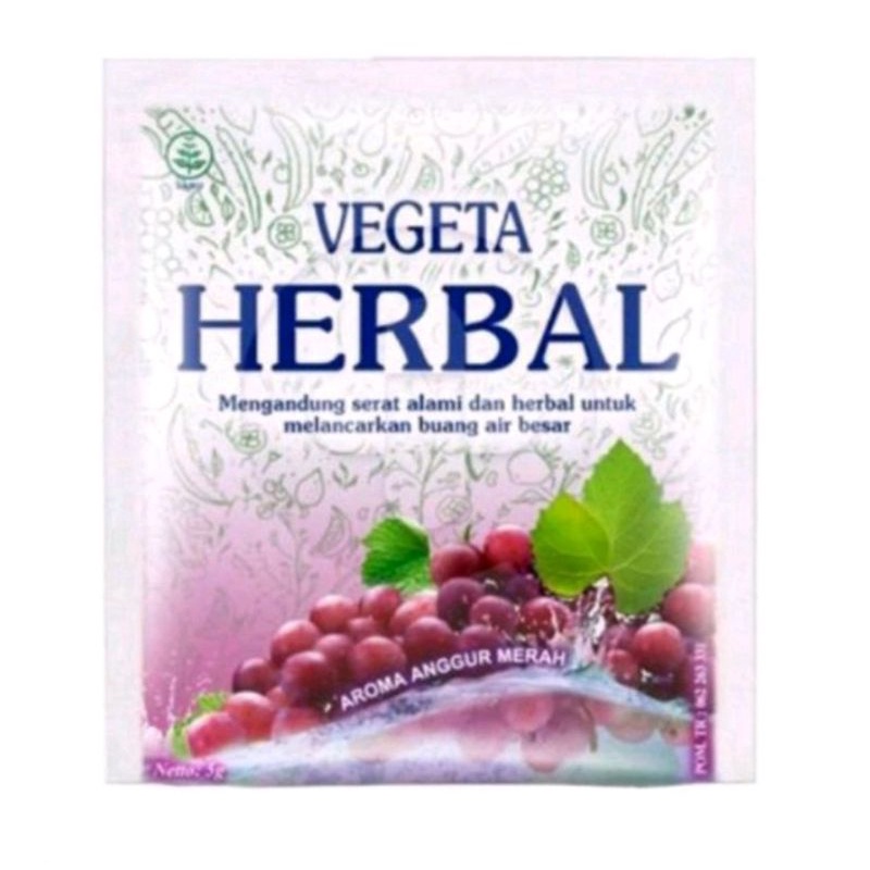 

Vegeta Herbal Rasa Anggur Merah - Sachet