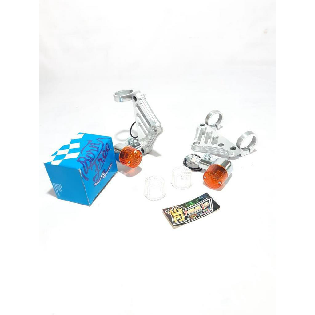 PROMO KUPINGAN CNC GARIS AS 33 SET SEIN PALU CROM MERK BORNFREE