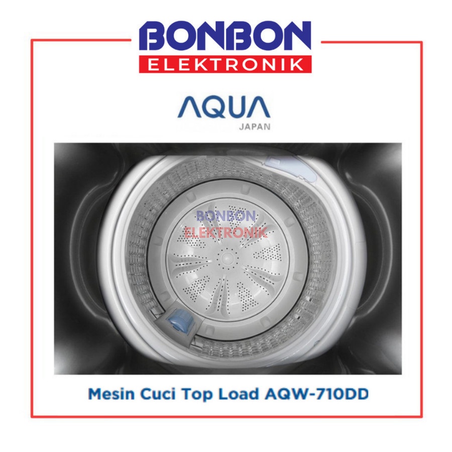 AQUA Mesin Cuci Top Loading 7KG AQW-710DD / AQW 710 DD