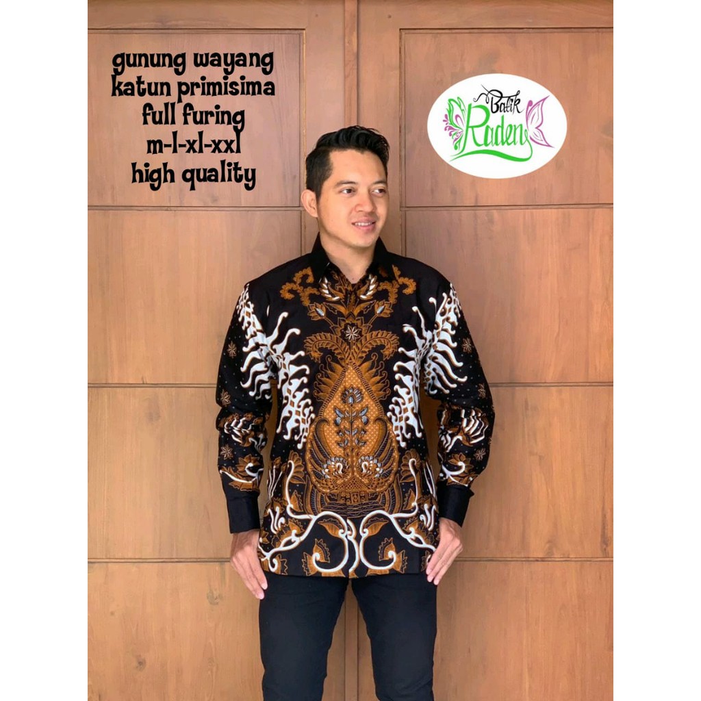 GUNUNG WAYANGASMARA BATIKSOLOAMANAH KEMEJA BAJU BATIK PRIA SOLO LENGAN PANJANG PENDEK LAPIS FURING ATASAN BATIK PREMIUM MODERN KATUN HALUS ADIPUTRA ADIPATI CEMPAKA PUTIH UWER KUNING TIRTA KUNING PLENJAK BIRU CIUNG BIRU ARYAK DRAJAT MERAH ALENGKA PINK