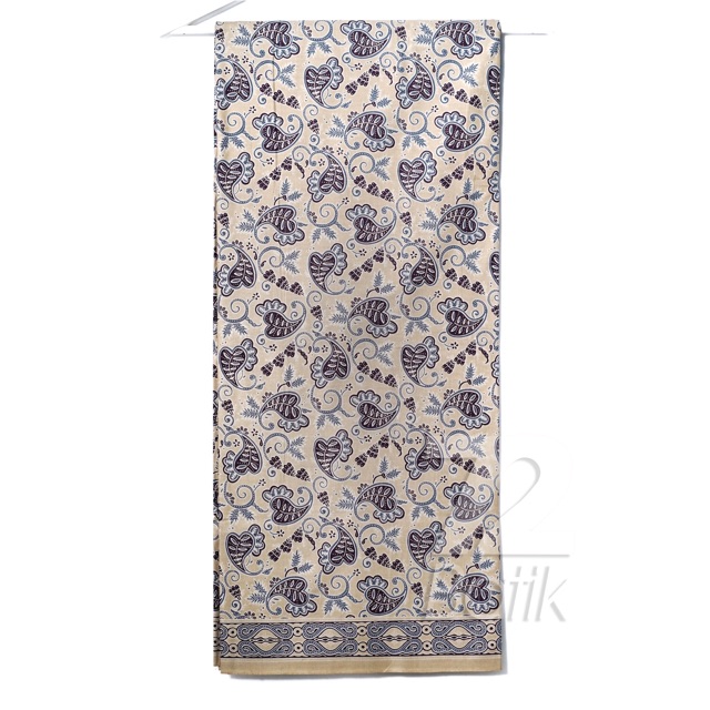 KAIN BATIK KATUN Premium Warna Putih Tulang 722063 Cap 72 Jarik Jarit Samping Kebat Panjang Batik Katun Modern Premium Bahan Seragam Batik Pernikahan Kantor Keluarga Murah Kamen Jadi Batik Bali Lembaran