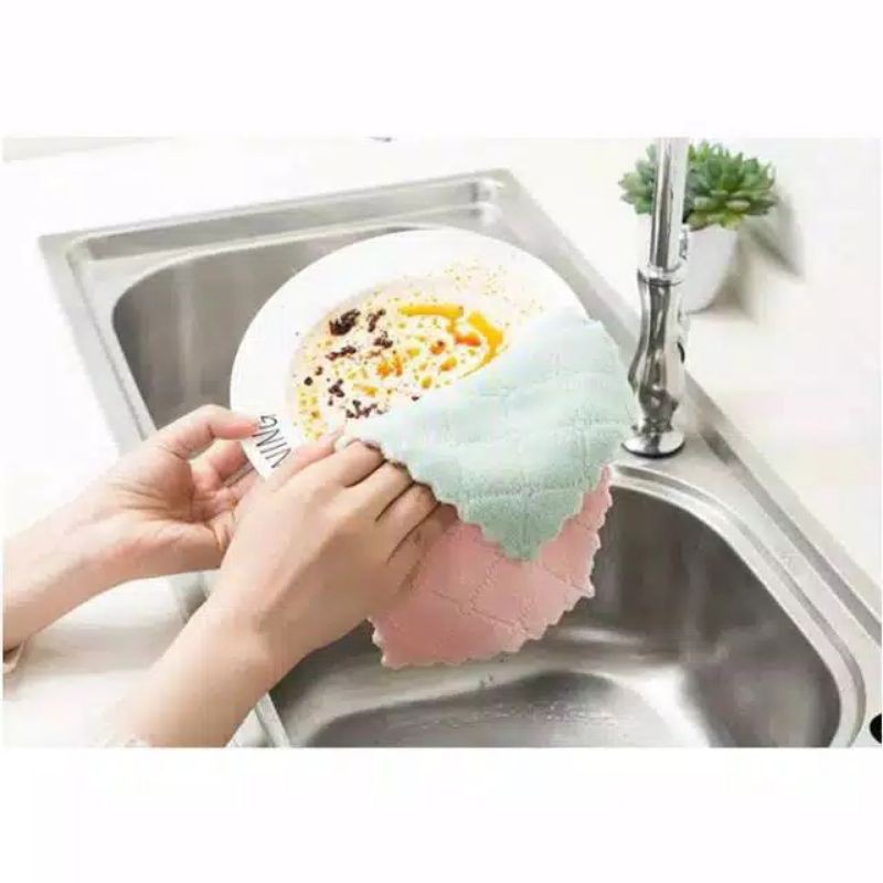 KAIN LAP MICROFIBER SERBAGUNA 25 x 25 CM