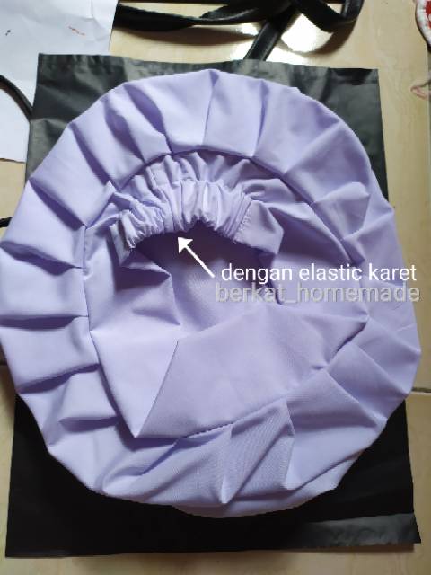 RB CELEMEK APRON DAN TOPI KOKI CHEF SET DEWASA MURAH
