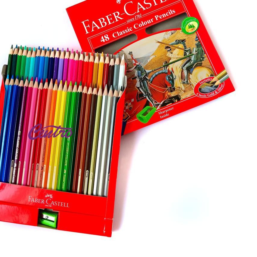 

HOT SALE!! (lue-770) Faber Castell 48 Classic Klasik Color Pencil Pensil Warna Anakl ORIGINAL TERJAM