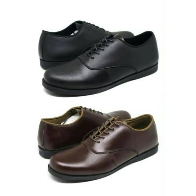 MORNINGBELL | Sepatu Formal Pantofel Pria Hitam Tali Kerja Kantor Kuliah CDS