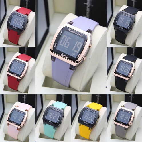 ORIGINAL Jam Tangan Wanita & Pria Cocok Unisex Alexandre Christie AC 9348 / AC9348 / 9348 Garansi Re