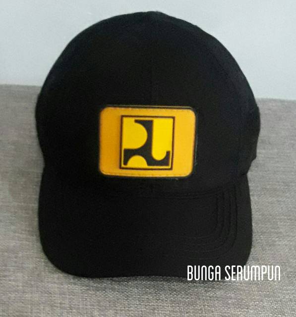 TOPI PUPR - TOPI PUPR VELCRO HITAM