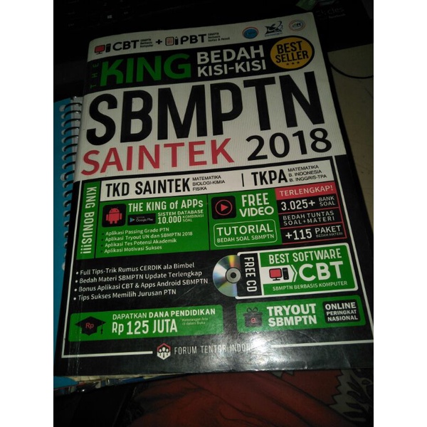 

The King SBMPTN saintek 2018 murah