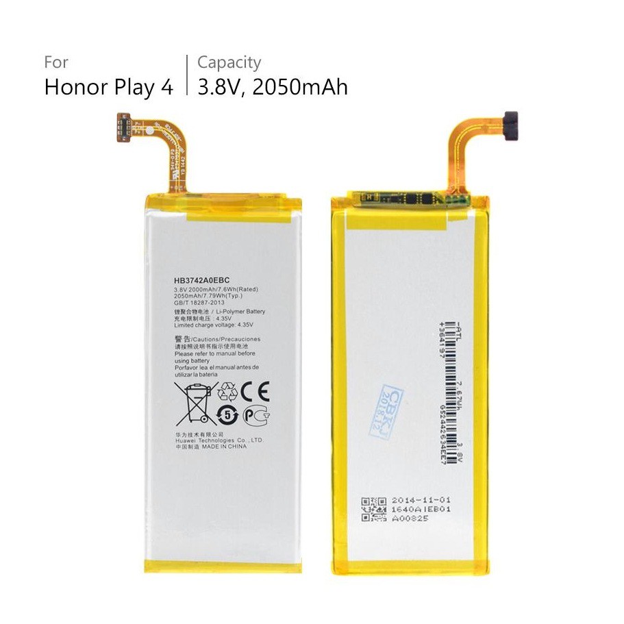 Baterai HB3742A0EBC for Huawei Ascend P6 G6 G610 G620 G621 G630 G620S Batre Batrai Battery