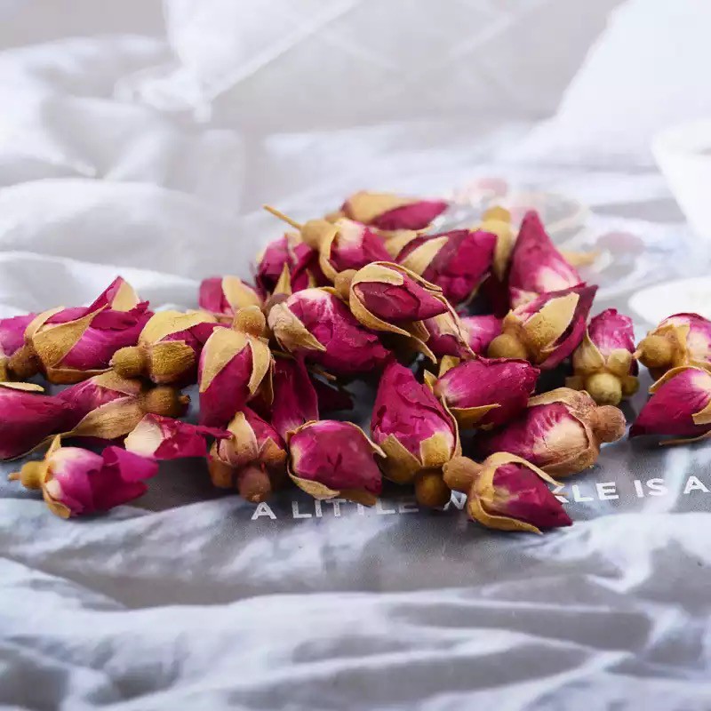 

1kg - Dried Rogusa Rose Flower Tea - Purple Rose Buds - TFG tea