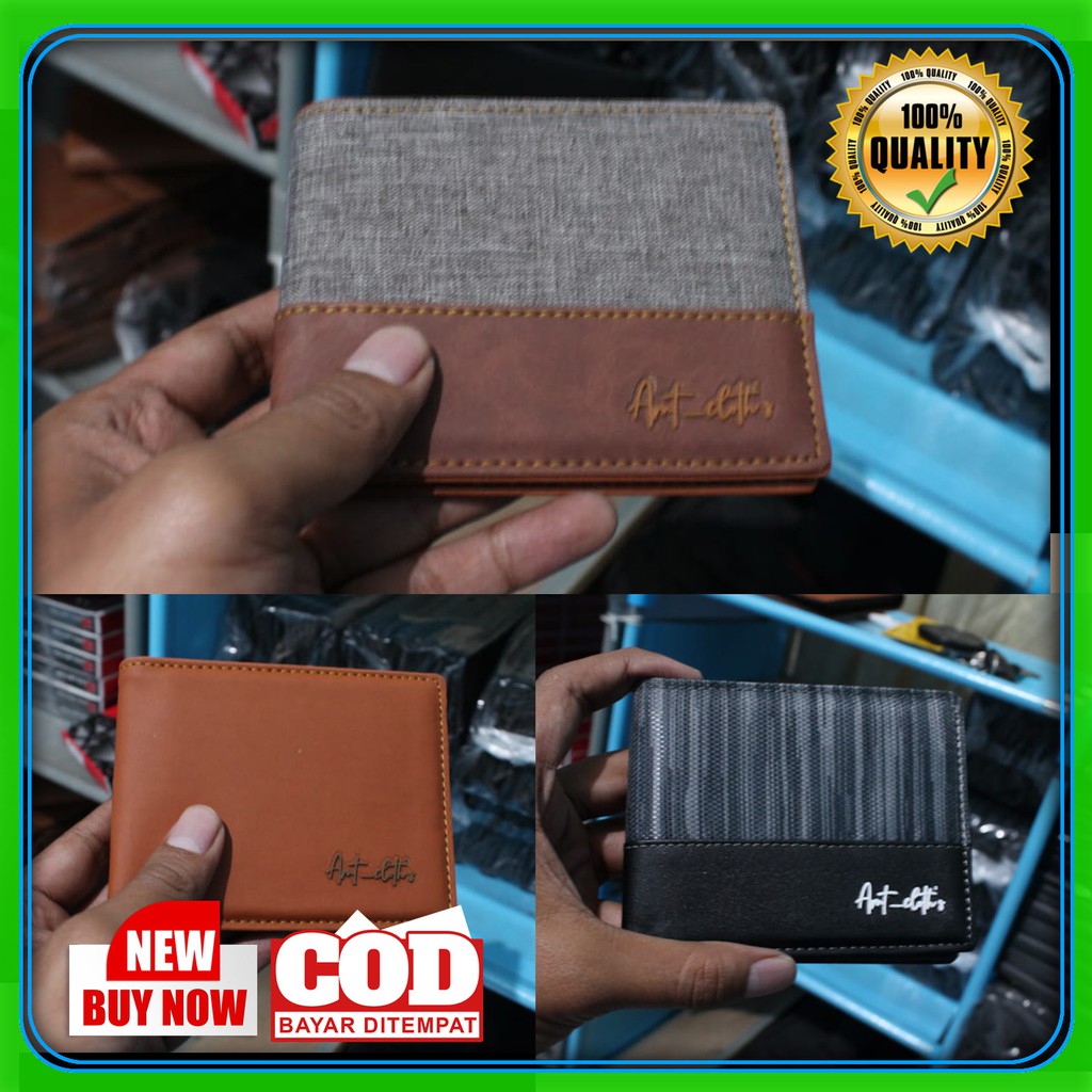 Dompet Grosir terbaru kasual cowok lipat pendek COD