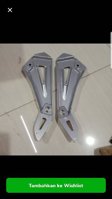 Dudukan footstep/ injakan kaki belakang Thunder 125