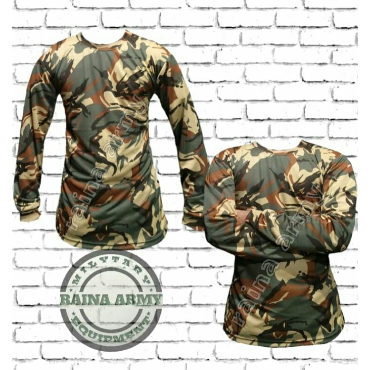 kaos dryfit kaos jersey dryfit lengan panjang loreng lebanon unifil