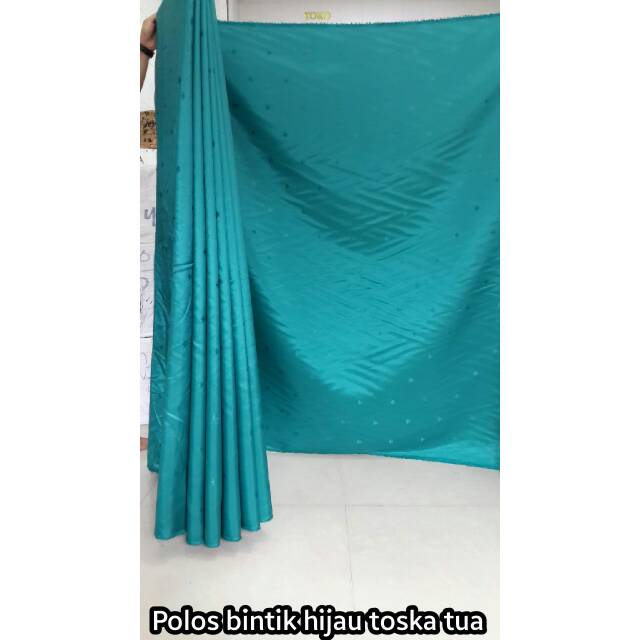Kain gordyn gorden hordeng jendela/curtain polos bintik lebar kecil 1,4(bahan tebal)