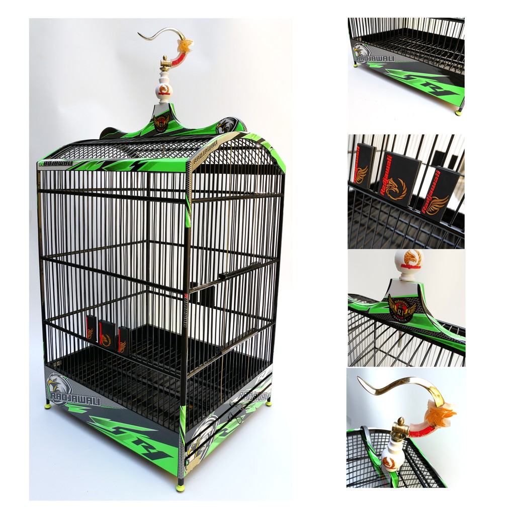 Sangkar Kotak Decal Premium No. 1 Radjawali Indonesia