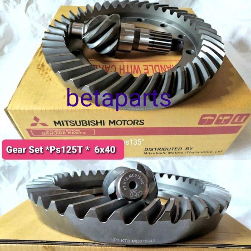 Gear Set 6x40 PS125/PS135