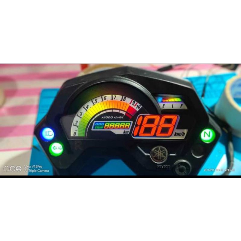 paket stiker lcd byson stiker lcd speedometer yamaha byson + polarizer