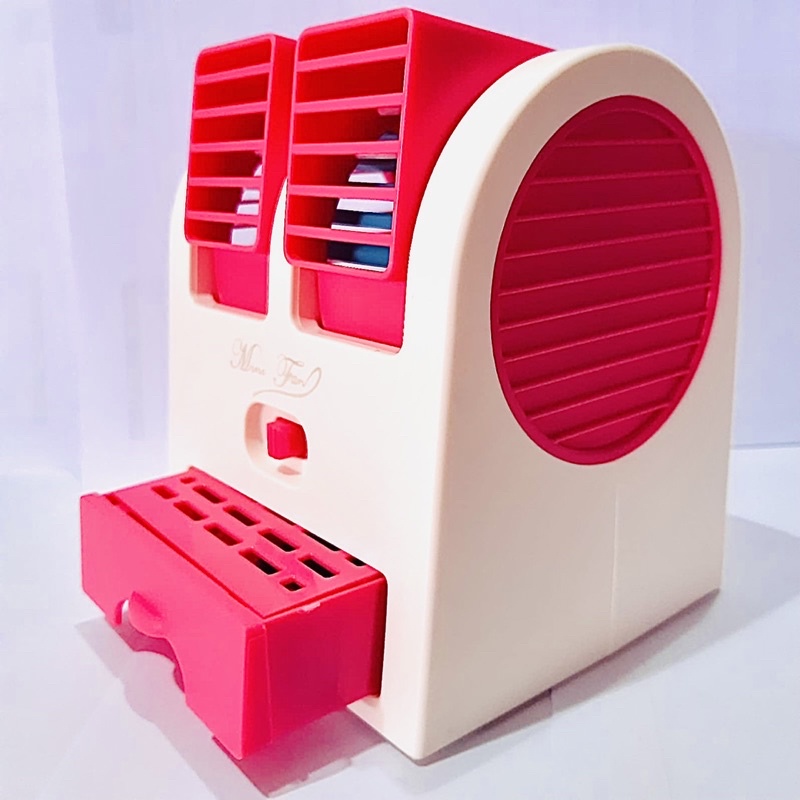 MINI FAN DOUBLE  BLOWER KIPAS ANGIN MINI KIPAS ANGIN MEJA Portabel DINGIN