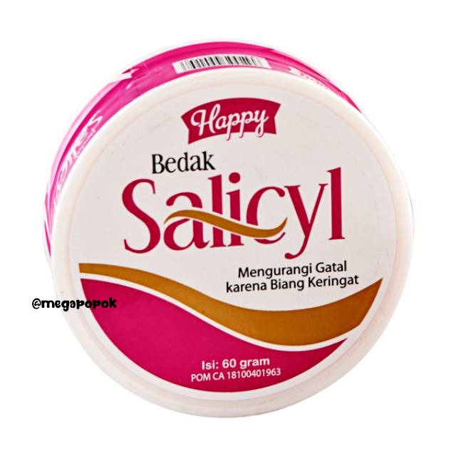 Bedak Happy Salicyl 60gr/90455/megapopok