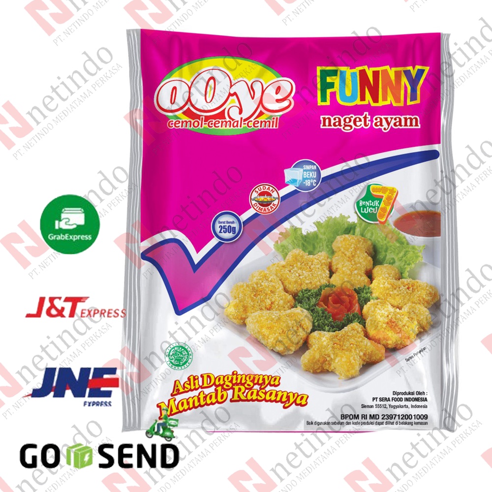 

Ooye Naget Chicken/Ayam Funny -Stik 250-500gr