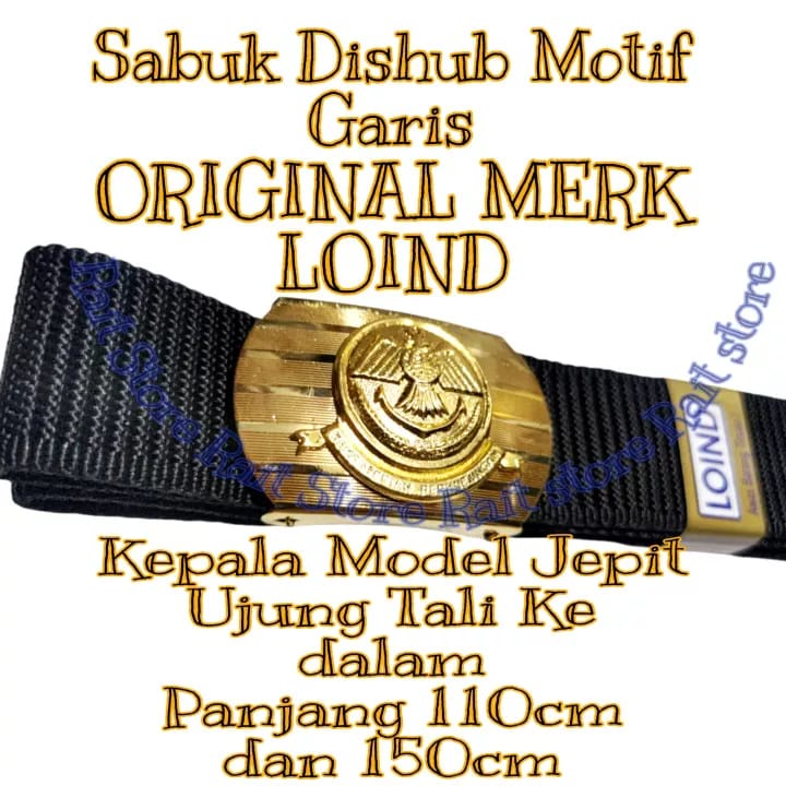 Sabuk / Ikat Pinggang Kementrian Perhubungan / Dinas Perhubungan / Dishub Motif