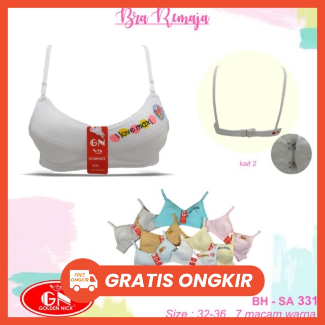 Bh BRA REMAJA GOLDEN NICK SA331