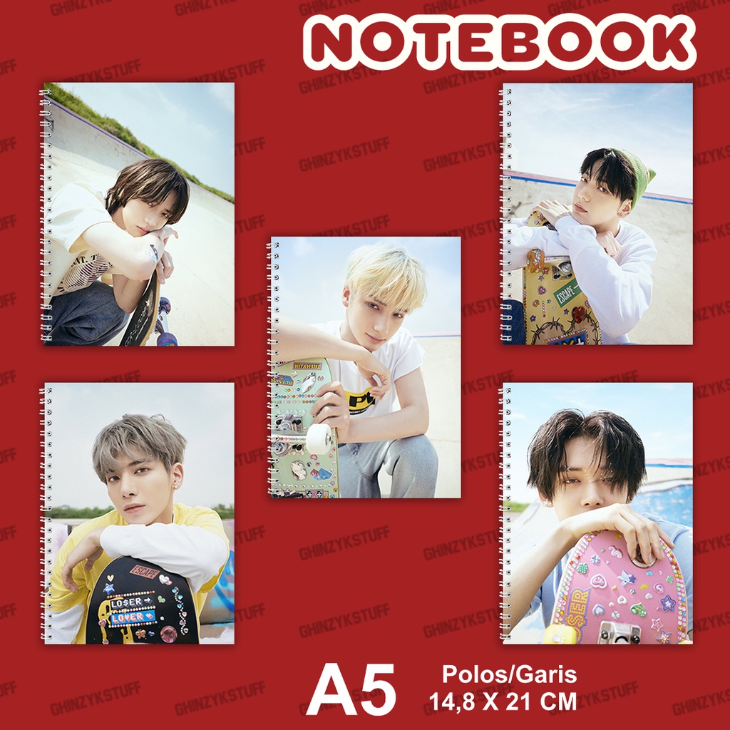 

Notebook KPOP TXT The Chaos Chapter- FIGHT OR ESCAPE Seri 2 Ukuran A5 14,6 cm x 21 cm KPOP Merchandise