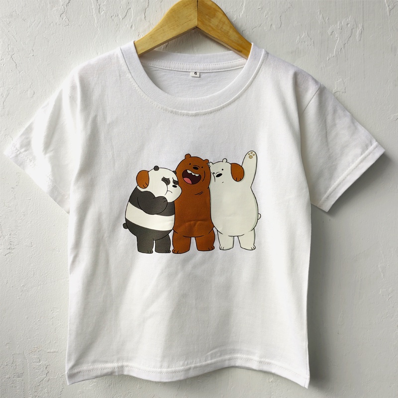 Kaos Anak We bare bears