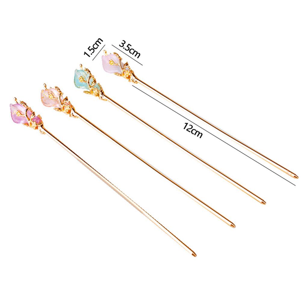 Nickolas1 Stik Rambut Wanita Perempuan Bahan Metal Berlian Imitasi Vintage Gaya Cina Hair Chopsticks