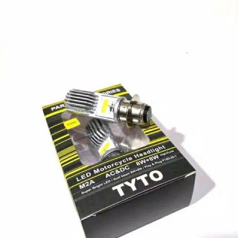 Bohlam Lampu Depan LED Original Merk TYTO Universal Semua Motor