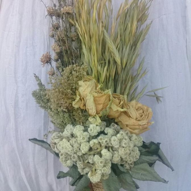bisa cod hand bouquet wedding rustic