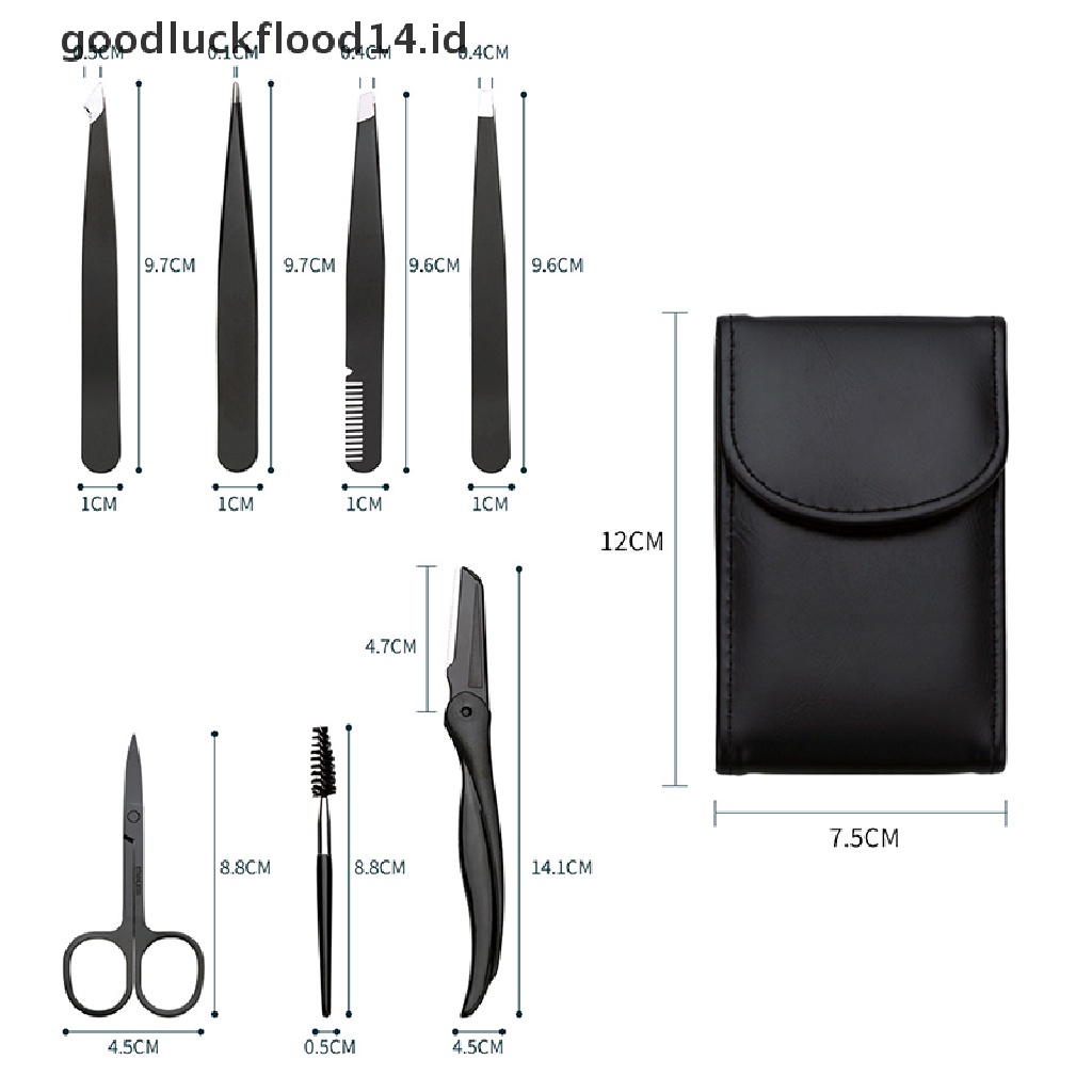 7pcs / Set Pinset Alis Bahan Stainless Steel