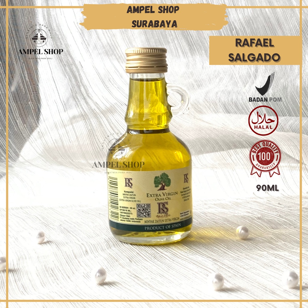 

Minyak Zaitun Rafael Salgado Extra Virgin Olive Oil [MINYAK ZAITUN] 90ML - Masker Wajah - Memasak