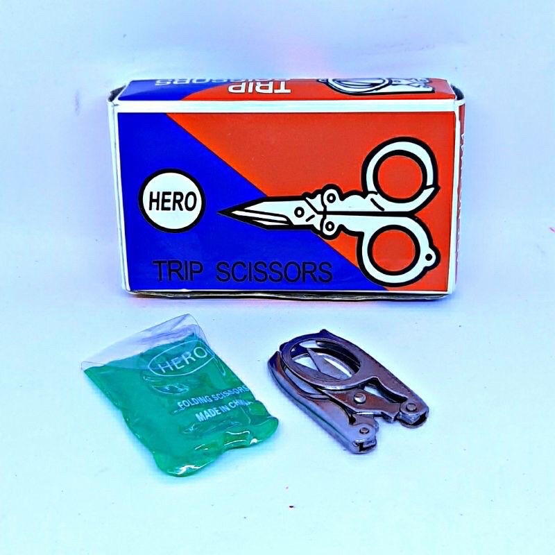 GUNTING LIPAT BESI HERO TRIP SCISSORS