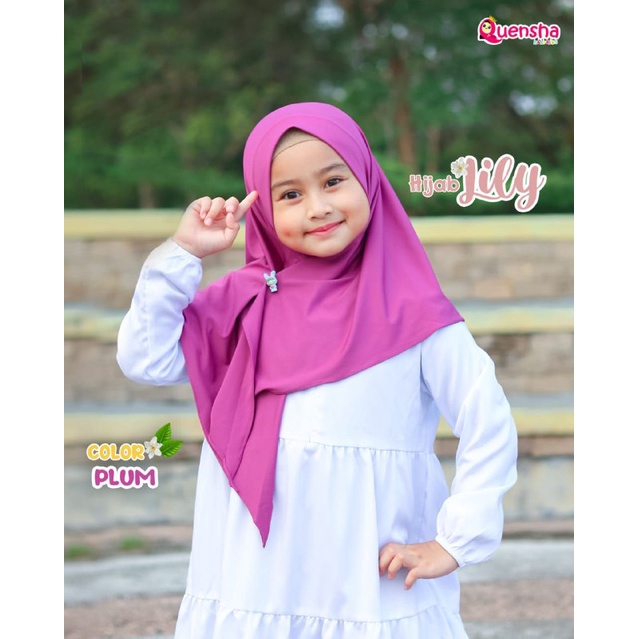 Hijab Anak. Hijab Lily - Quensha (Ready Stok)