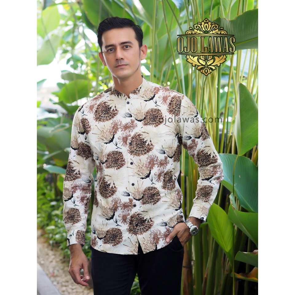 Batik Lengan Panjang Model Slimfit Batik Slimfit Original Batik Slimfit Bahan Katun Batik Kerah Shan