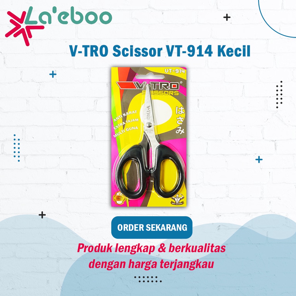 

Gunting V-TRO Ukuran Kecil/Sedang/Besar | V-TRO Scissor VT-914/916/918