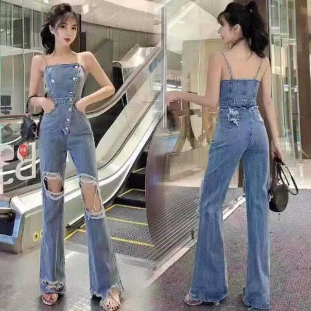 Jumpsuit Jeans Jumpsuit Denim Dress Jeans Dress Denim Terusan