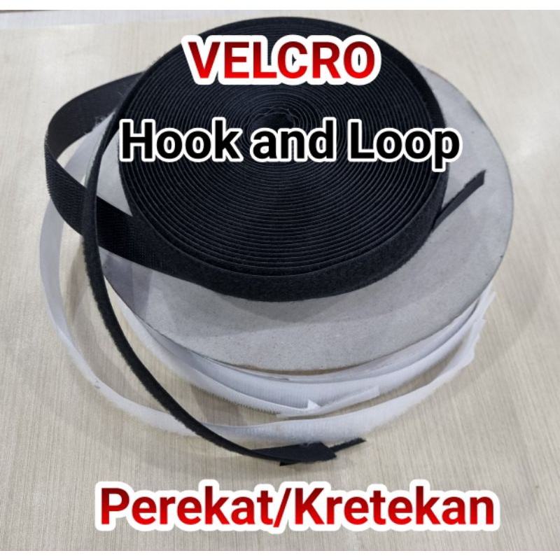 Jual Velcro Hook and Loop Perekat Kretekan Serba guna (Harga per 1