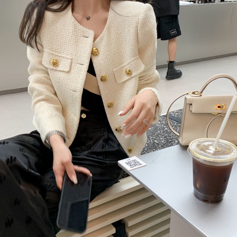 jaket korean style wanita XUELI Sydney plaid small fragrance coat women s sunscreen atasan jaket len