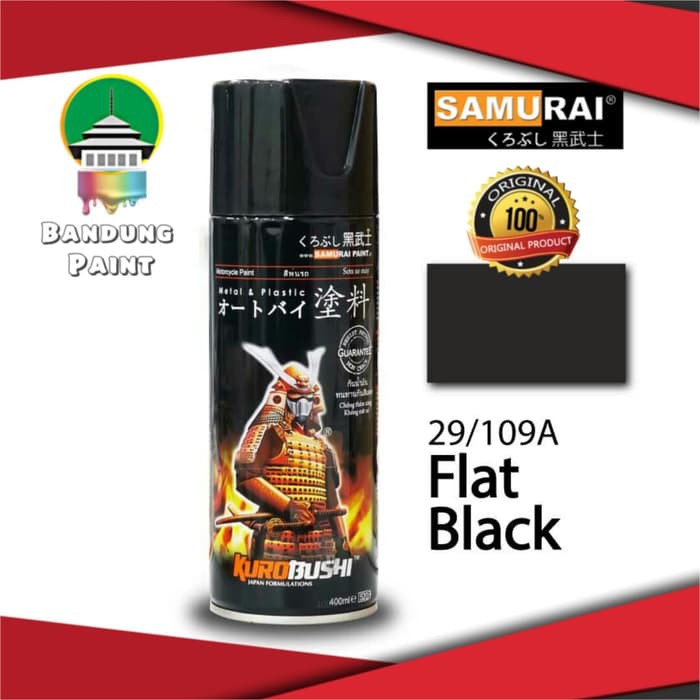 Samurai Paint 109A Black Doff/Hitam Doff Cat Semprot