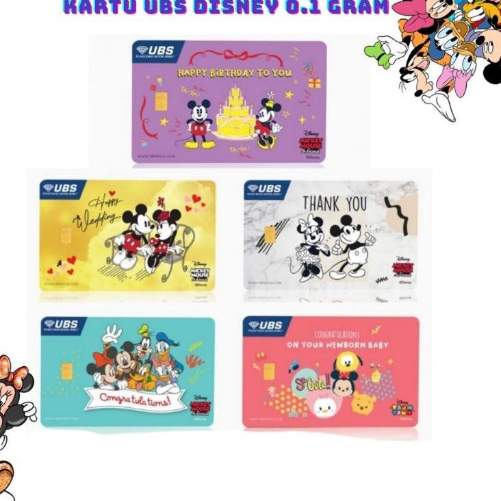 Menarik.. UBS 0.1 Disney Card Mickey mouse