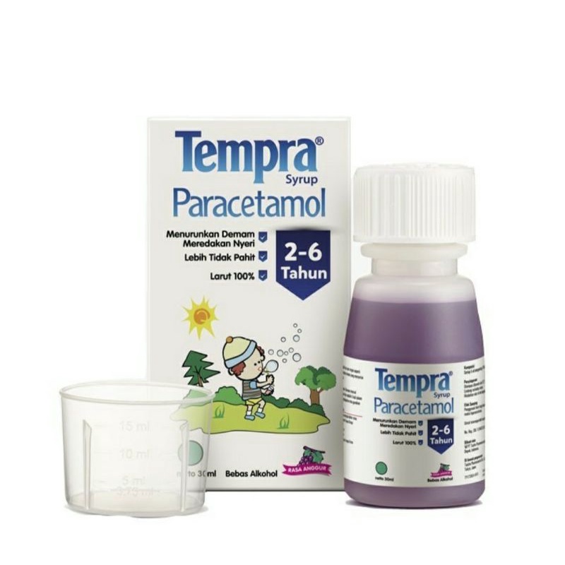 TEMPRA SYRUP 30 ML ANGGUR 2-6 TAHUN