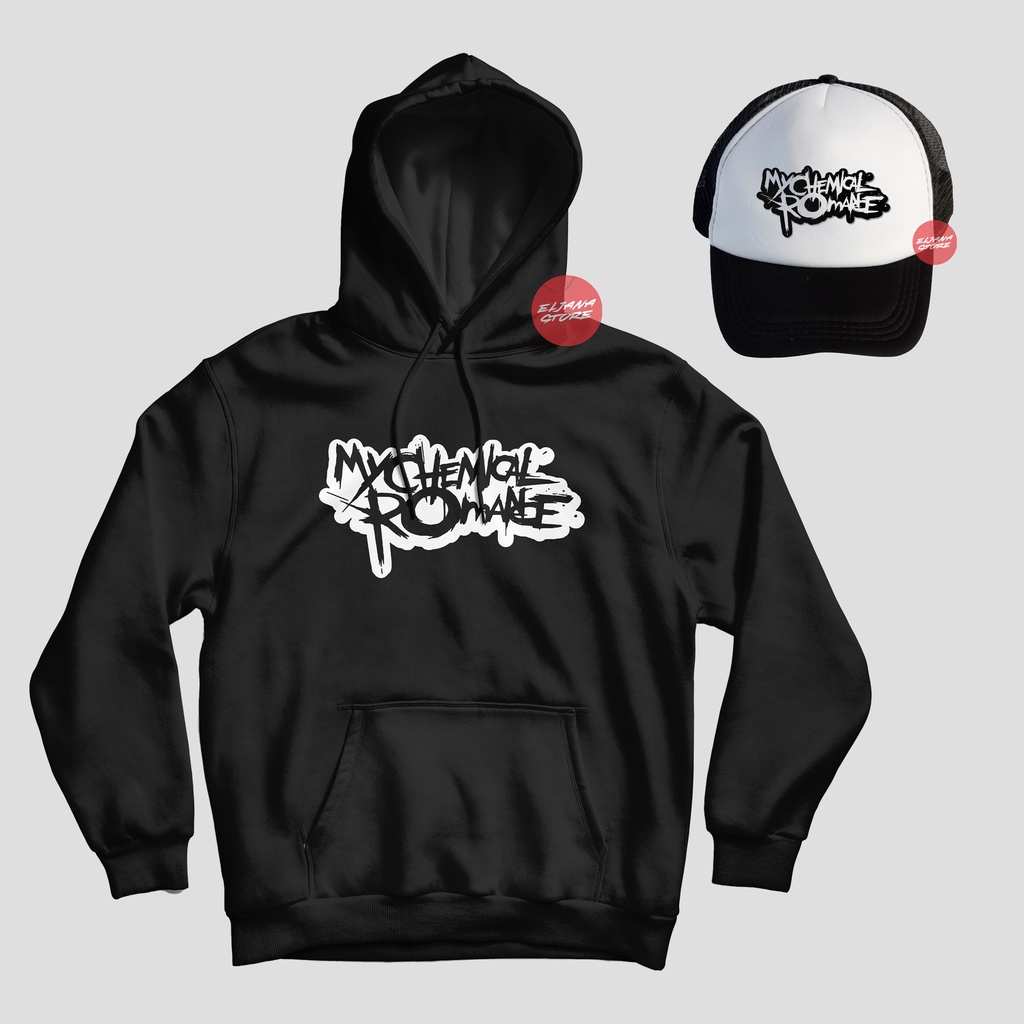 My Chemical Romance/ MCR / Topi My Chemical Romance / Hoodie MCR  / Dompet MCR  / Sweater MCR  / Paket Topi Hoodie Dompet MCR  / Topi Band / Hoodie Band / Dompet Band /