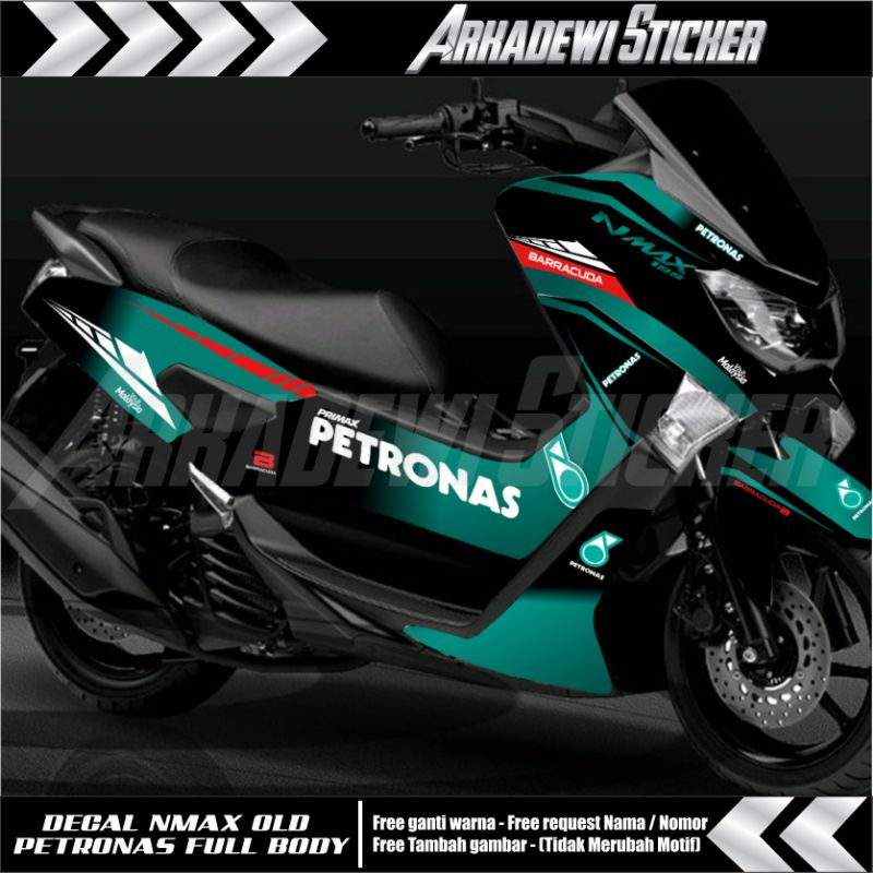 DECAL AEROX, DECAL NEW AEROX 2020, DECAL NMAX NEW, DECAL NMAX OLD, DECAL PCX OLD FULL BODY PETRONAS