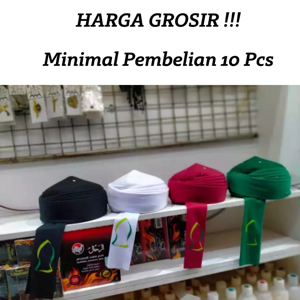 HARGA GROSIR  Peci Imamah Permanen Peci Imamah Siap Pakai Peci Imamah Panjang 3 Meter Peci Imamah De